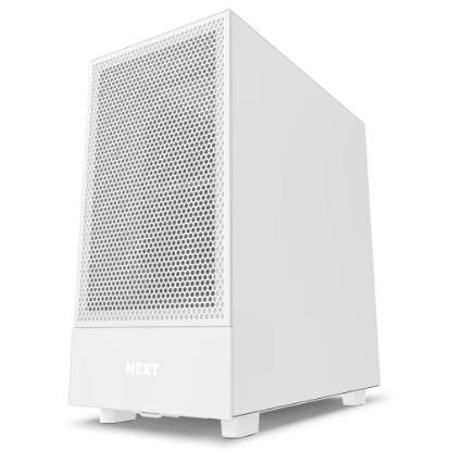 Ohišje NZXT H5 Flow, MIDI, ATX, USB 3.2, USB-C, belo, bez napajalnika