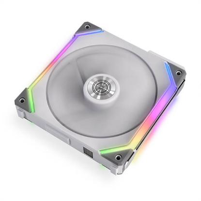Ventilator LIAN LI Uni SL140 RGB, 140mm PWM, beli, 2 komada