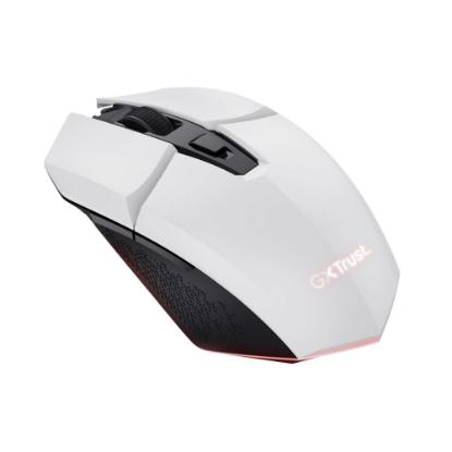 Miška TRUST GXT 110W Felox, RGB, optički, bežični, 4800dpi, beli