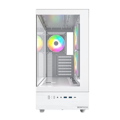 Ohišje MONTECH XR, prozor, RGB, ATX, belo