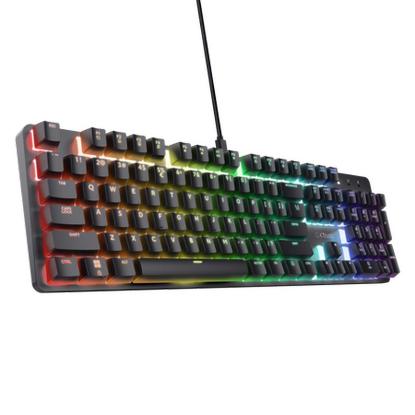 Tipkovnica TRUST GXT 871 Zora, mehanička, črna