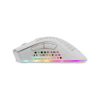 Miška WHITE SHARK Lionel, RGB, optički, bežični, 10000dpi, beli