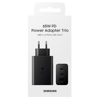 Kućni punjač SAMSUNG Power Adapter Trio, 2x USB-C, 1x USB-A, 65W