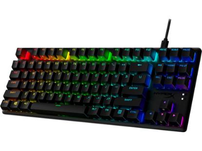 Tipkovnica HyperX Alloy Origins Core PBT, mehanička, HyperX Red switch, TKL, US/CRO layout, črna, USB