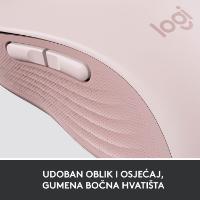 Miška LOGITECH M650 L, bežični, optički, 4000dpi, USB, BT, rozi