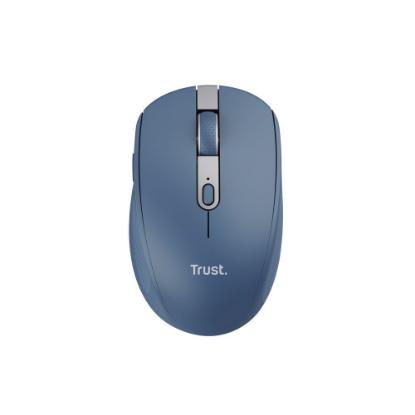 Miška TRUST Ozaa Compact, optički, bežični, 3200 dpi, modri