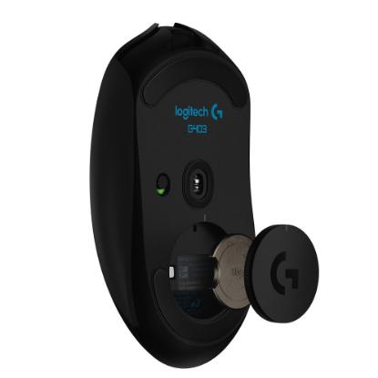 Miška LOGITECH Gaming G403 Hero, 25600dpi, črni, USB