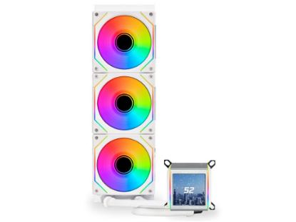 Vodno hlajenje LIAN LI GALAHAD II LCD 360 SL-Infinity, ARGB, LCD ekran, CPU hlađenje, za Intel i AMD, belo