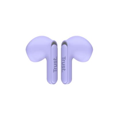 Slušalice TRUST Yavi Earbuds, in-ear, ENC, bežične, ljubičaste