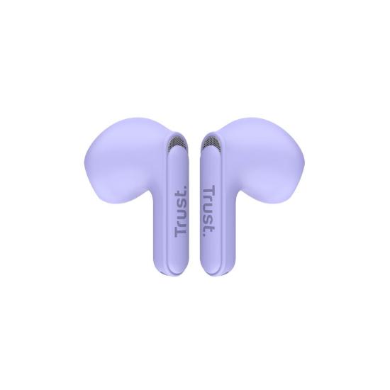 Slušalice TRUST Yavi Earbuds, in-ear, ENC, bežične, ljubičaste
