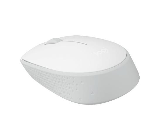 Miška LOGITECH M171, optički, bežični, beli