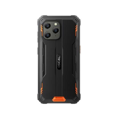 Pametni telefon OSCAL S70 Pro, 6,09", 4GB, 64GB, Android 12, crno-narančasti