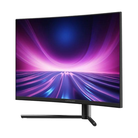 Gaming monitor 27" LC POWER LC-M27-FHD-240-C, FHD, VA, 240Hz, 1ms, 300cd/m2, ukrivljen, črni