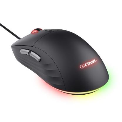 Miška TRUST GXT 925 Redex II, RGB, laserski, 10000dpi, črni