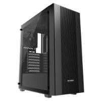 Ohišje BIT FORCE GHOST TG-1, MIDI, ATX, črno, bez napajalnika