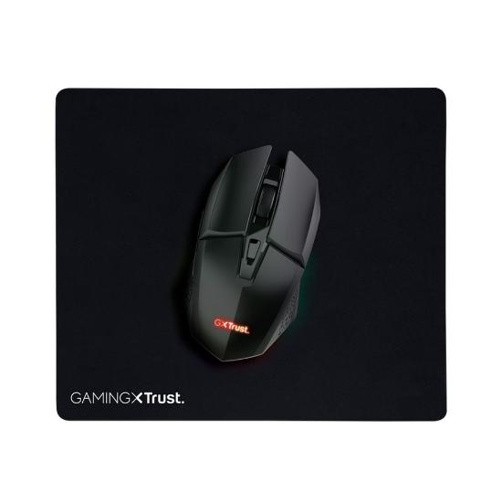 Miška TRUST i podloga za Miška GXT 112 Felox, RGB, optički, bežični, 4800dpi, črni