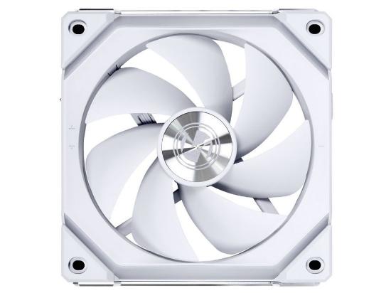 Ventilator LIAN LI Uni Fan SL120 V2 RGB PWM, 120mm, beli, 3 ventilatora, krmilnik