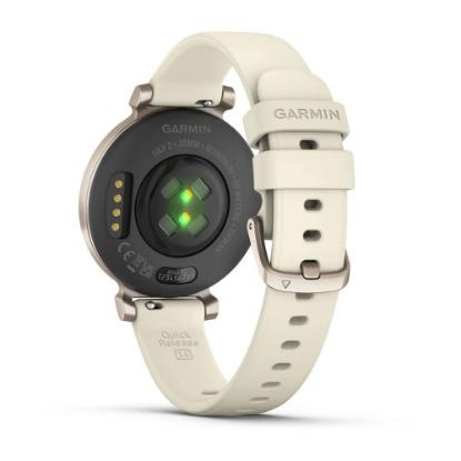 Pametni sat GARMIN Lily 2, silikonski remen, bež-zlatni