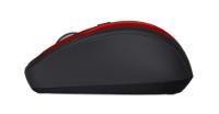 Miška TRUST Yvi+ Silent Wireless Mouse, optički, 1600dpi, bežični, USB, rdeči