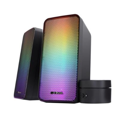 Zvočniki TRUST GXT 611 Wezz, 2.0, RGB, 12W, črni