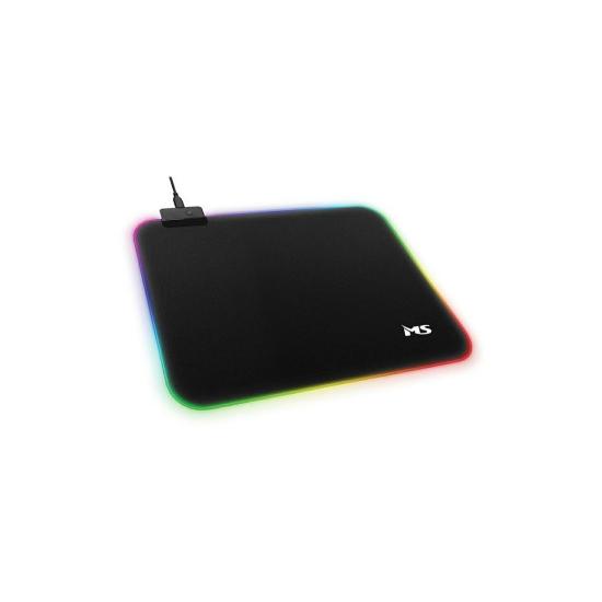 Podloga za miško, MS Tetris R350, RGB, črna