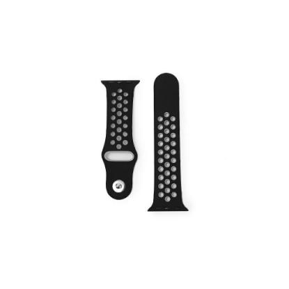 Zamjenski remen BELINE Sport Silicone za Apple Watch 42/44/45/49mm, crno-sivi