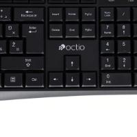 Tipkovnica OCTIO K101U, črna, USB