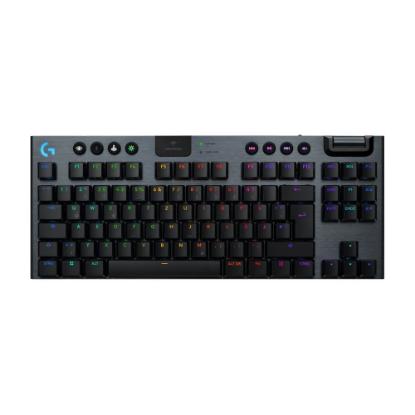 Tipkovnica LOGITECH Gaming G915 X TKL Clicky, RGB, mehanička, US Layout, USB, črna