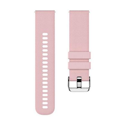 Zamjenski remen BELINE Grid Texture Silicone 20mm, rozi