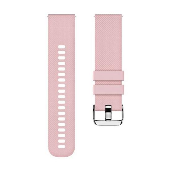 Zamjenski remen BELINE Grid Texture Silicone 20mm, rozi