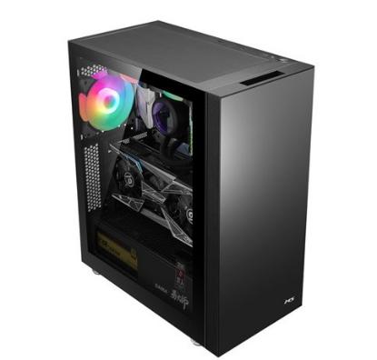 Ohišje MS ARMOR V500 gaming, MIDI, ATX, window, črno, bez napajalnika