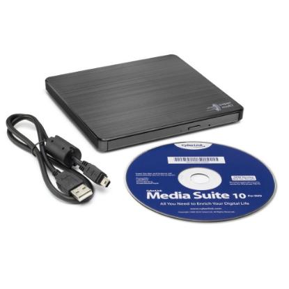 DVD±RW vanjski, LG GP60NB60, Slim, 8x, crni, Dual Layer, USB