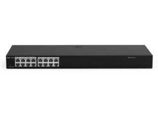 Switch RUIJIE-REYEE RG-ES216GC, 10/100/1000 Mbps, 16-port, crni