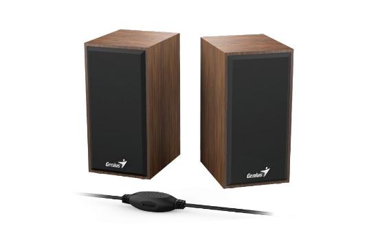 Zvočniki GENIUS SP-HF180, 2.0, 6W, smeđi