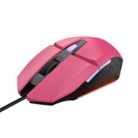 Miška + podloga za Miška + slušalke TRUST GXT 790, USB, optički, rozi