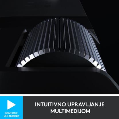 Tipkovnica LOGITECH Gaming G815 Linear, RGB, mehanička, USB, črna