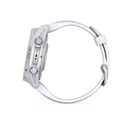 Pametni sat GARMIN Fenix 8, 43mm, AMOLED, multisport, srebrni/bijeli remen