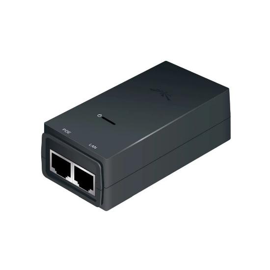 PoE adapter UBIQUITI POE-24-12W, 24V, 12W, crni