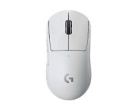 Miška LOGITECH Pro X Superlight, bežični, optički, 25600dpi, beli, USB