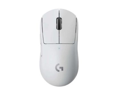 Miška LOGITECH Pro X Superlight, bežični, optički, 25600dpi, beli, USB