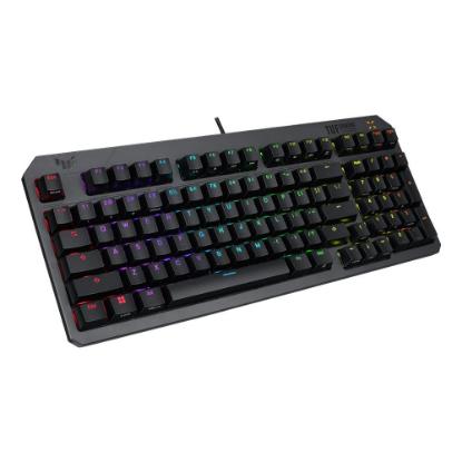 Tipkovnica ASUS TUF Gaming K3 Gen II, RGB, mehanička, optički switch, US/HR Layout, črna, USB