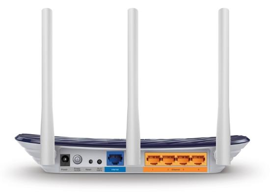 Router TP-LINK AC-750, 802.11a/b/g/n/ac, Dual Band Gigabit Archer C20 Ruter, 2 vanjske antene, 4x LAN 10/100 + 1x WAN 10/100, USB 2.0, bežični