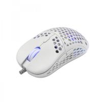 Miška WHITE SHARK Naginata Premium Line, RGB, optički, 16000dpi, USB, beli