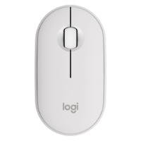 Miška LOGITECH M350s Pebble 2, optički, BT, beli