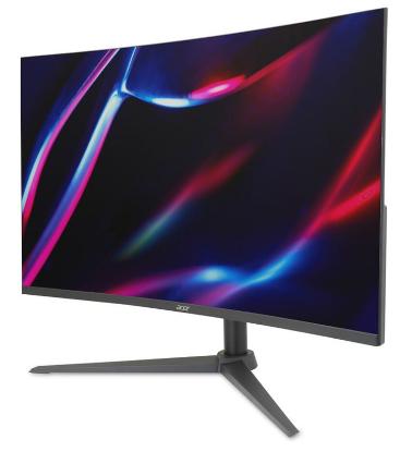 Gaming monitor 31.5" ACER Nitro XZ322QUV3bmiiphx UM.JX0EE.306, WQHD, VA, 180Hz, 1ms, 400cd/m2, FreeSync, ukrivljen, zvočnici, črni