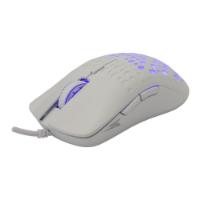 Miška BARACUDA BGM-022 Octopus, RGB, optički, 3600dpi, beli