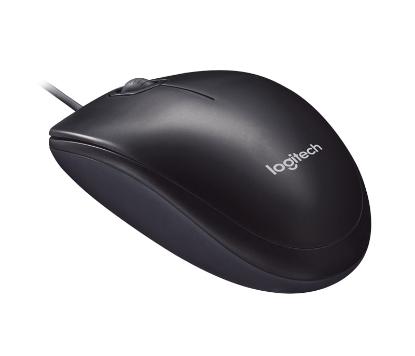 Miška LOGITECH M90, optički, črni