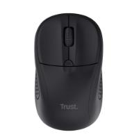 Miška TRUST Primo, optički, 1600dpi, bežični, USB, mat črni