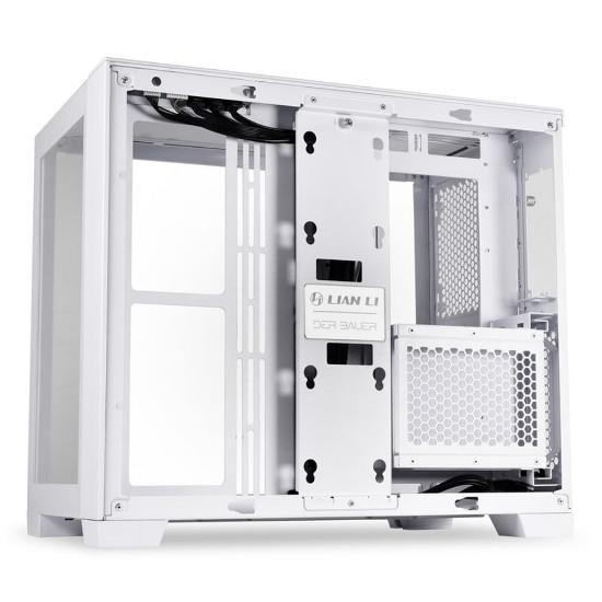 Kućište LIAN LI O11 Dynamic Mini Snow Edition, ATX, prozor, kaljeno staklo, bijelo, bez napajanja
