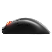 Miška STEELSERIES Prime Wireless Gaming Mouse, bežični, optički, RGB, 18000 CPI, mat črni, USB